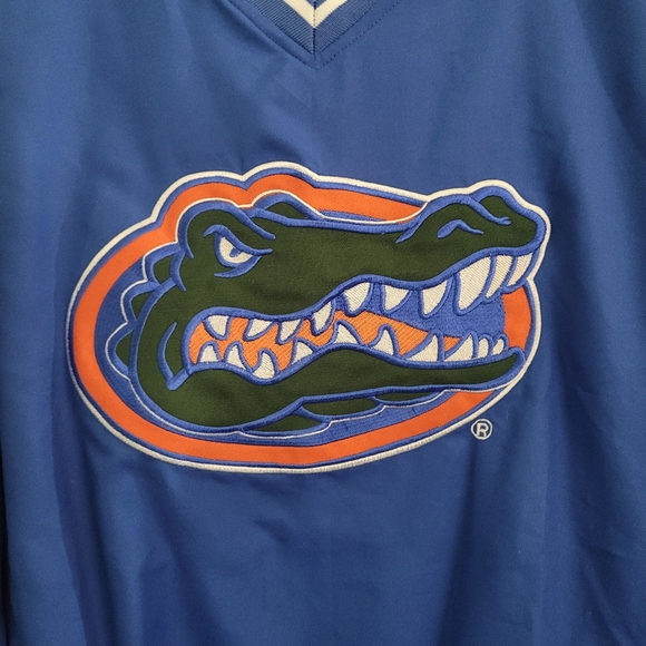 Men Size Large Pro Edge Florida Gators NCAA Pullover Windbreaker color blue - Picture 2 of 9